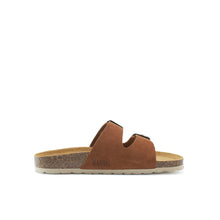 Charger l'image dans la galerie, Chestnuts two-straps GEMA made with suede leather