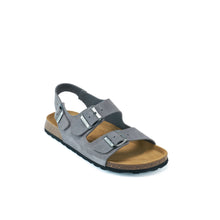 Charger l'image dans la galerie, Grey sandals CARLOS made with suede leather