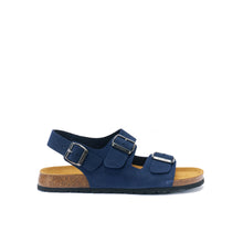 Charger l'image dans la galerie, Navy sandals CARLOS made with suede leather
