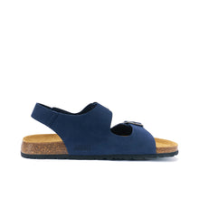 Charger l'image dans la galerie, Navy sandals CARLOS made with suede leather