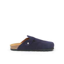 Carica l'immagine nel visualizzatore di Gallery, Navy sabot clogs NOE made with leather