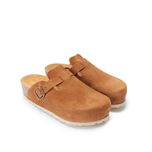 Carica l'immagine nel visualizzatore di Gallery, Tabacco Brown sabot clogs NOE made with leather
