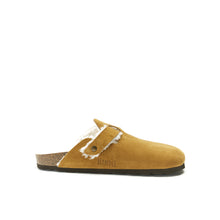 Load image into Gallery viewer, Brown sabot clogs NOE made with suede leather