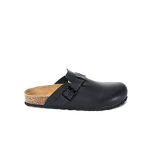 Carica l'immagine nel visualizzatore di Gallery, Black sabot clogs NOE made with eco-leather