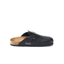 Carica l'immagine nel visualizzatore di Gallery, Black sabot clogs NOE made with eco-leather
