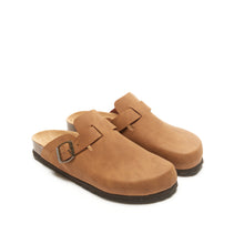 Charger l'image dans la galerie, Cognac Brown sabot clogs NOE made with eco-leather