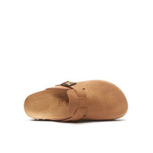 Charger l'image dans la galerie, Cognac Brown sabot clogs NOE made with eco-leather
