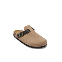 Charger l'image dans la galerie, Taupe sabot clogs NOE made with suede leather