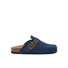 Charger l'image dans la galerie, Navy sabot clogs NOE made with suede leather