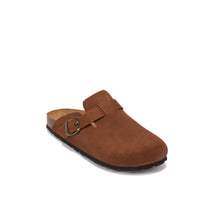Charger l'image dans la galerie, Chestnuts sabot clogs NOE made with suede leather