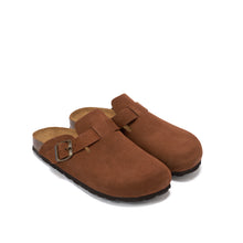 Charger l'image dans la galerie, Chestnuts sabot clogs NOE made with suede leather