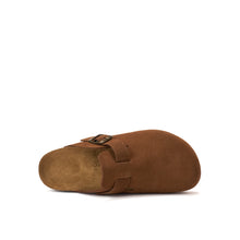 Charger l'image dans la galerie, Chestnuts sabot clogs NOE made with suede leather