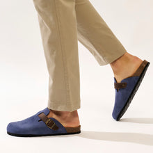 Charger l'image dans la galerie, Jeans sabot clogs NOE made with suede leather