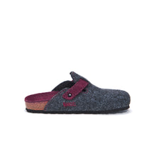 Carica l'immagine nel visualizzatore di Gallery, Grey sabot clogs NOE made with felt