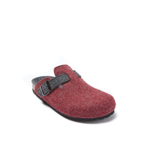 Carica l'immagine nel visualizzatore di Gallery, Bordeaux sabot clogs NOE made with felt