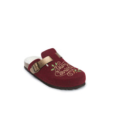 Carica l'immagine nel visualizzatore di Gallery, Bordeaux sabot clogs NOE made with felt
