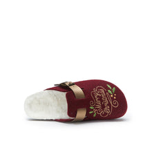 Carica l'immagine nel visualizzatore di Gallery, Bordeaux sabot clogs NOE made with felt