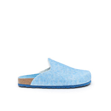 Carica l'immagine nel visualizzatore di Gallery, Denim sabot clogs ANGEL made with felt