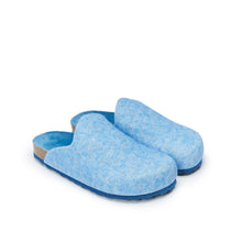 Carica l'immagine nel visualizzatore di Gallery, Denim sabot clogs ANGEL made with felt