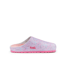 Load image into Gallery viewer, Purple sabot clogs ANGEL made with felt