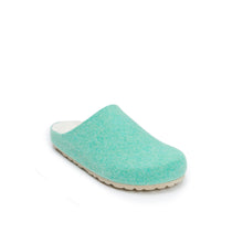 Charger l'image dans la galerie, Pantoufle ANGEL en feutre vert