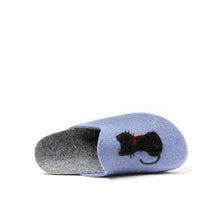 Charger l'image dans la galerie, Denim sabot clogs ANGEL made with felt