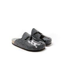 Charger l'image dans la galerie, Grey sabot clogs ANGEL made with felt