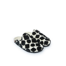 Charger l'image dans la galerie, Pantoufle ANGEL en feutre noir
