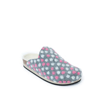Carica l'immagine nel visualizzatore di Gallery, Grey sabot clogs ANGEL made with felt