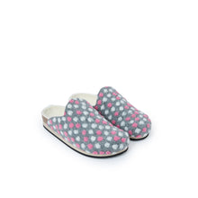 Carica l'immagine nel visualizzatore di Gallery, Grey sabot clogs ANGEL made with felt