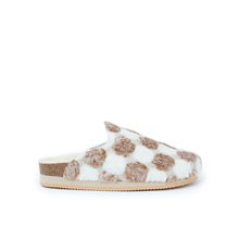 Carica l'immagine nel visualizzatore di Gallery, Brown sabot clogs ANGEL made with textile