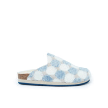 Charger l'image dans la galerie, Pantoufle ANGEL en feutre bleu