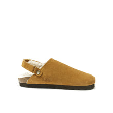 Carica l'immagine nel visualizzatore di Gallery, Brown sabot clogs ADAM made with suede leather
