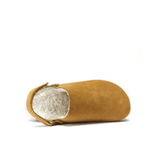 Carica l'immagine nel visualizzatore di Gallery, Brown sabot clogs ADAM made with suede leather
