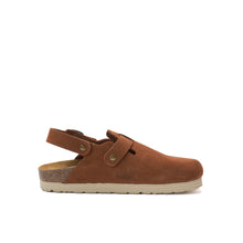 Carica l'immagine nel visualizzatore di Gallery, Chestnuts sabot clogs OSCAR made with nubuck leather