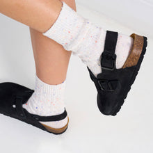 Charger l'image dans la galerie, Black sabot clogs OSCAR made with nubuck leather