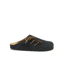 Charger l'image dans la galerie, Navy sabot clogs ESTER made with suede leather