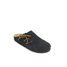 Charger l'image dans la galerie, Navy sabot clogs ESTER made with suede leather