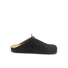 Charger l'image dans la galerie, Navy sabot clogs ESTER made with suede leather