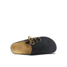 Charger l'image dans la galerie, Navy sabot clogs ESTER made with suede leather