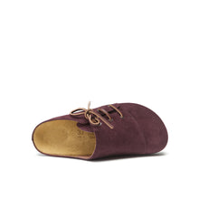 Carica l'immagine nel visualizzatore di Gallery, Bordeaux sabot clogs ESTER made with suede leather