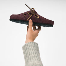Carica l'immagine nel visualizzatore di Gallery, Bordeaux sabot clogs ESTER made with suede leather