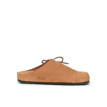 Carica l'immagine nel visualizzatore di Gallery, Brown sabot clogs ESTER made with leather