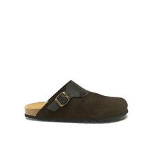 Charger l'image dans la galerie, Dark Brown sabot clogs DIA made with suede leather