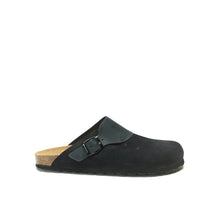 Charger l'image dans la galerie, Navy sabot clogs DIA made with suede leather