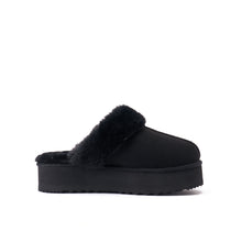 Load image into Gallery viewer, Black winter boots SABINA made with microfibre