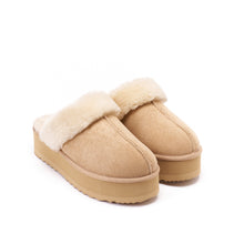 Load image into Gallery viewer, Beige winter boots SABINA made with microfibre