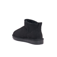 Load image into Gallery viewer, Black winter boots RITA made with microfibre