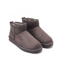 Charger l'image dans la galerie, Grey winter boots RITA made with microfibre