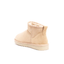 Load image into Gallery viewer, Beige winter boots RITA made with microfibre